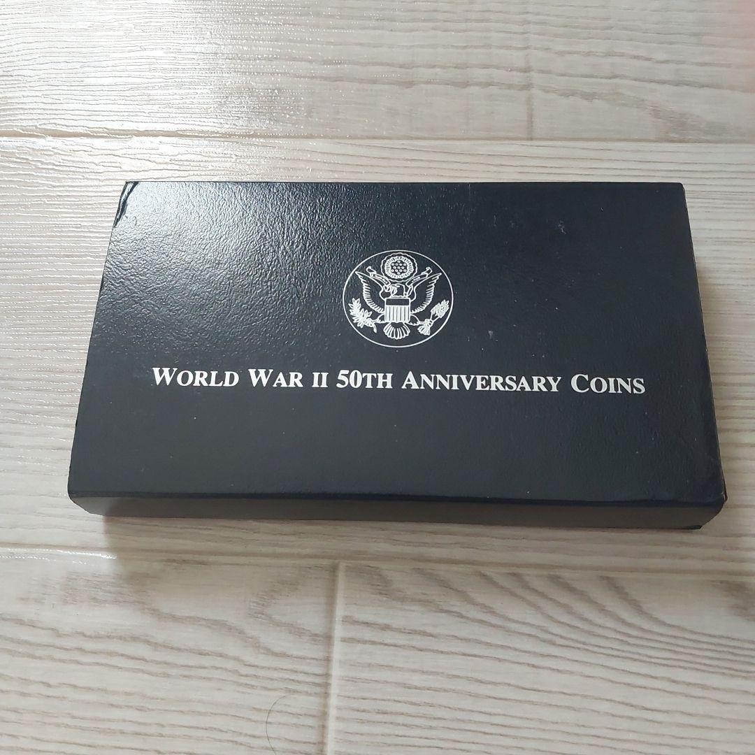 アメリカWWII 50周年記念 1ドル