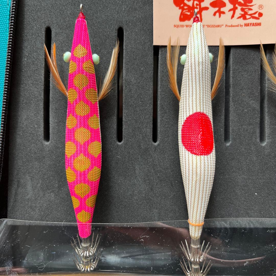 エギ猿　餌木猿　エギザル　林釣漁具製作所　ダイワケースセット