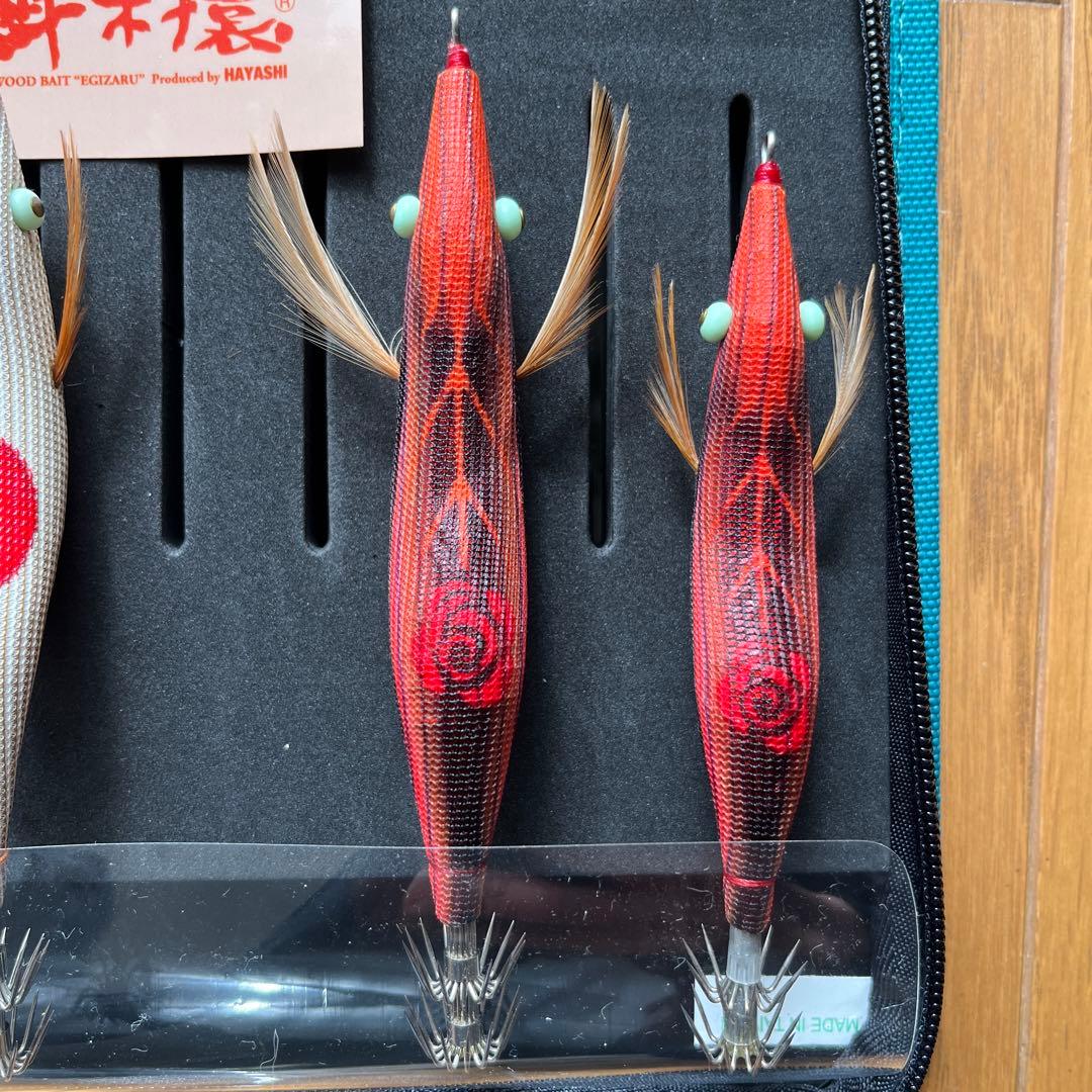 エギ猿　餌木猿　エギザル　林釣漁具製作所　ダイワケースセット