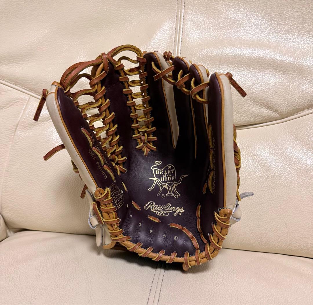 ローリングス 軟式オーダー内野手用グローブ　ゴールドラベル 型付け済み　OS