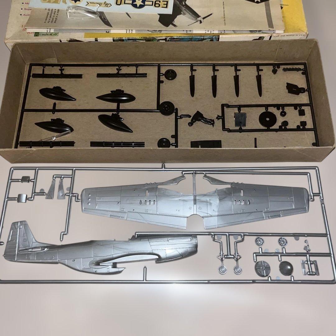 超希少 1962年製 ホーク製 1/48 P-51D ムスタング プラモデル