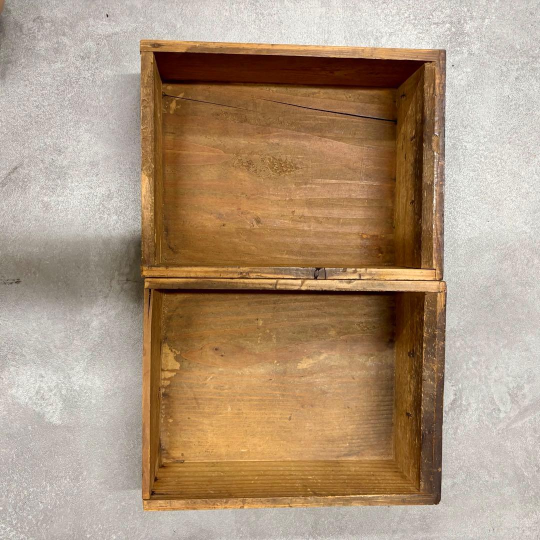 大正昭和レトロ 木製小引き出し 6杯 ヴィンテージインテリア 収納チェスト