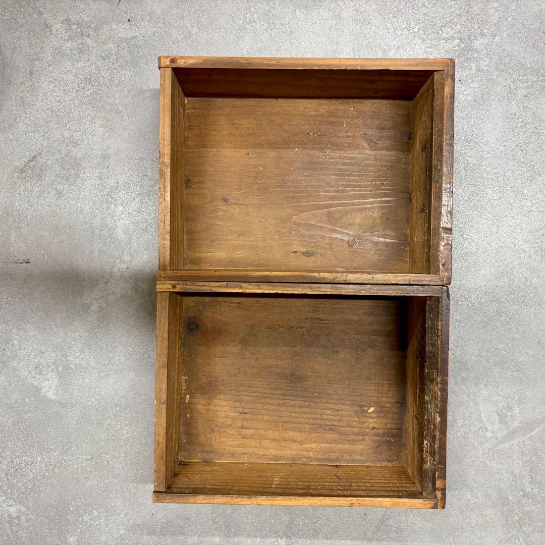 大正昭和レトロ 木製小引き出し 6杯 ヴィンテージインテリア 収納チェスト