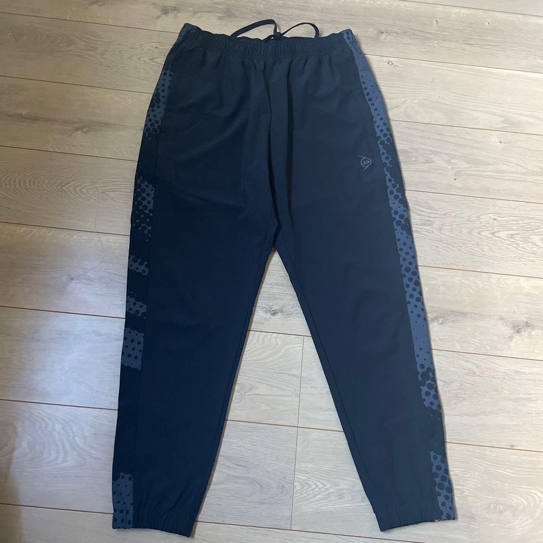 DUNLOP黒 ジャージ 上下セット テニスウェア