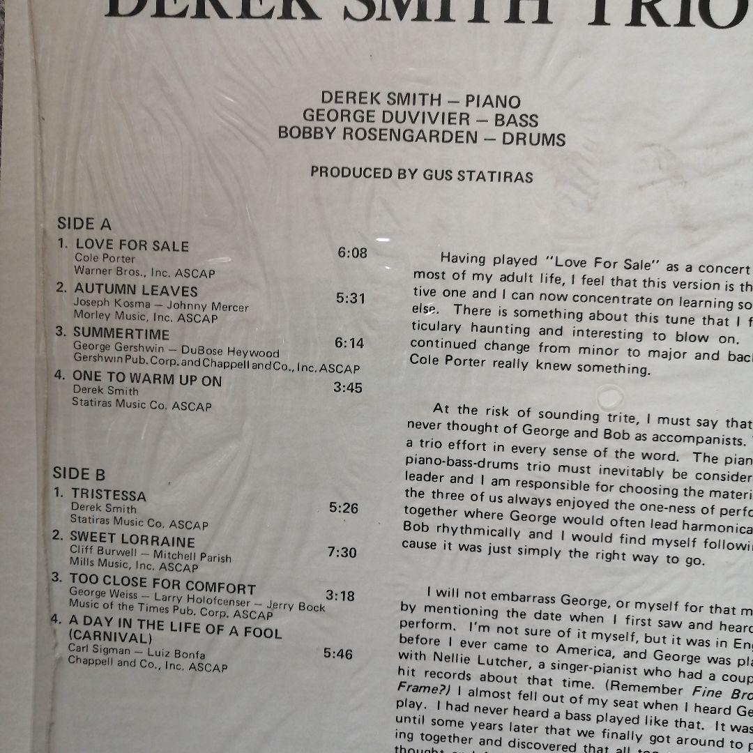 DEREK SMITH TRIO デレク・スミス・トリオ ラヴ・フォー・セール