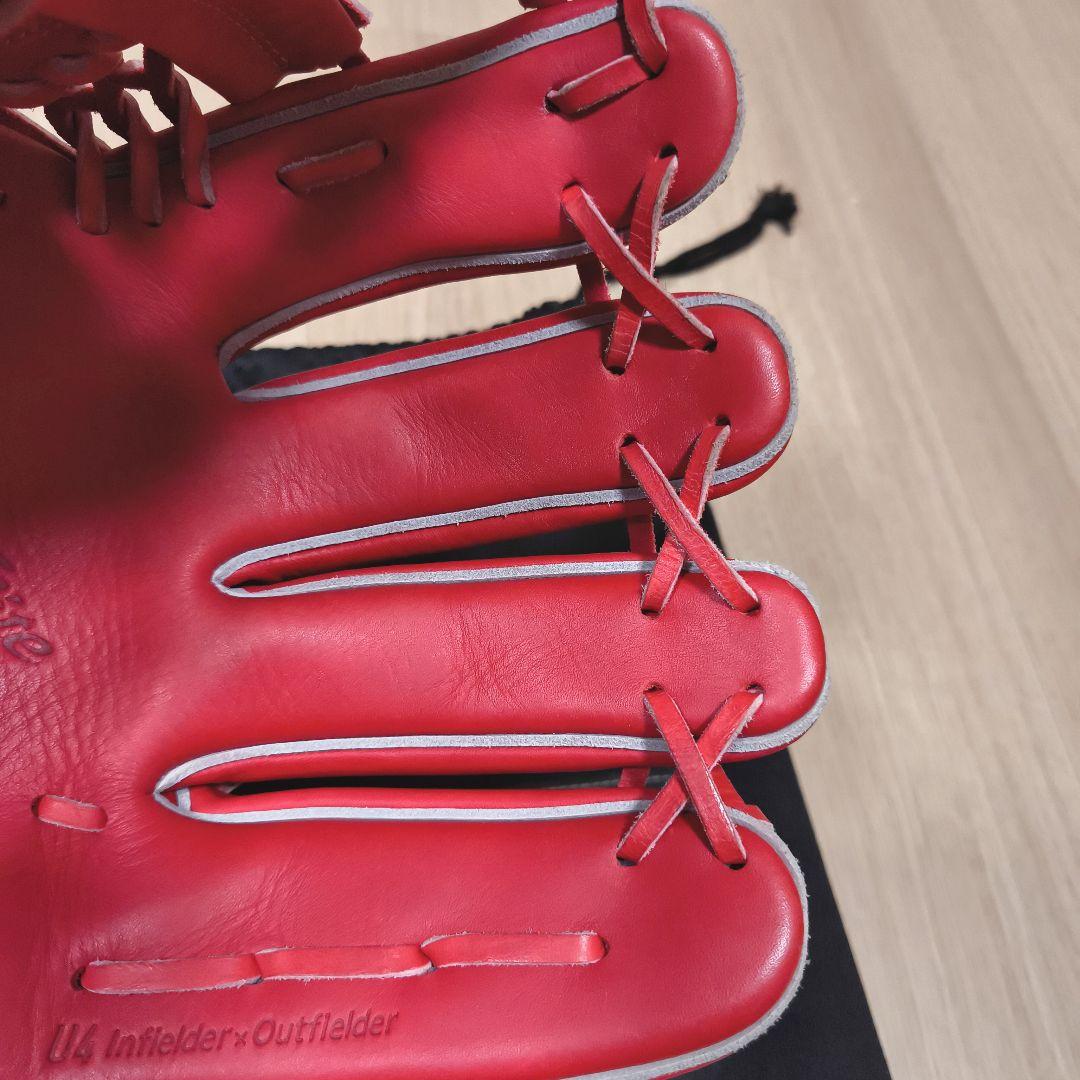 美品　MIZUNO グローバルエリート　大人用　軟式 内外野手グローブ　専用袋付