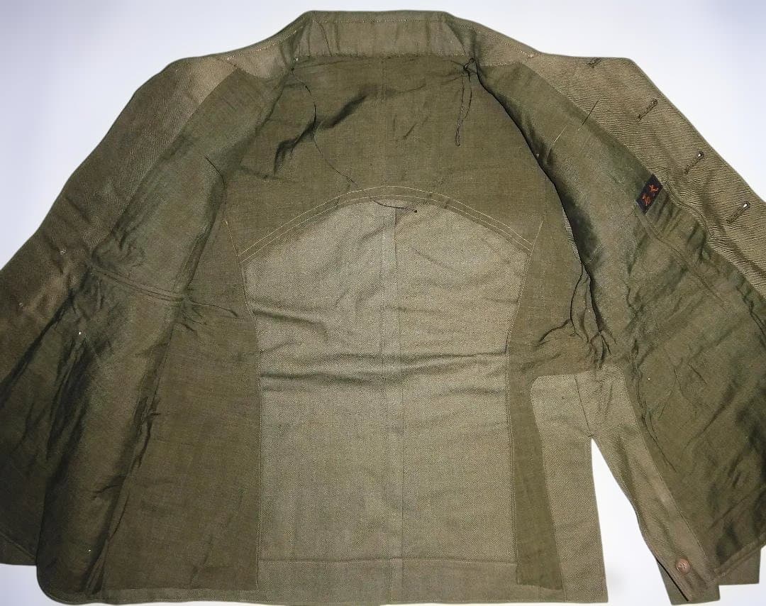 売*す様 旧日本陸軍「士官用上着（薄）制服」　中古品