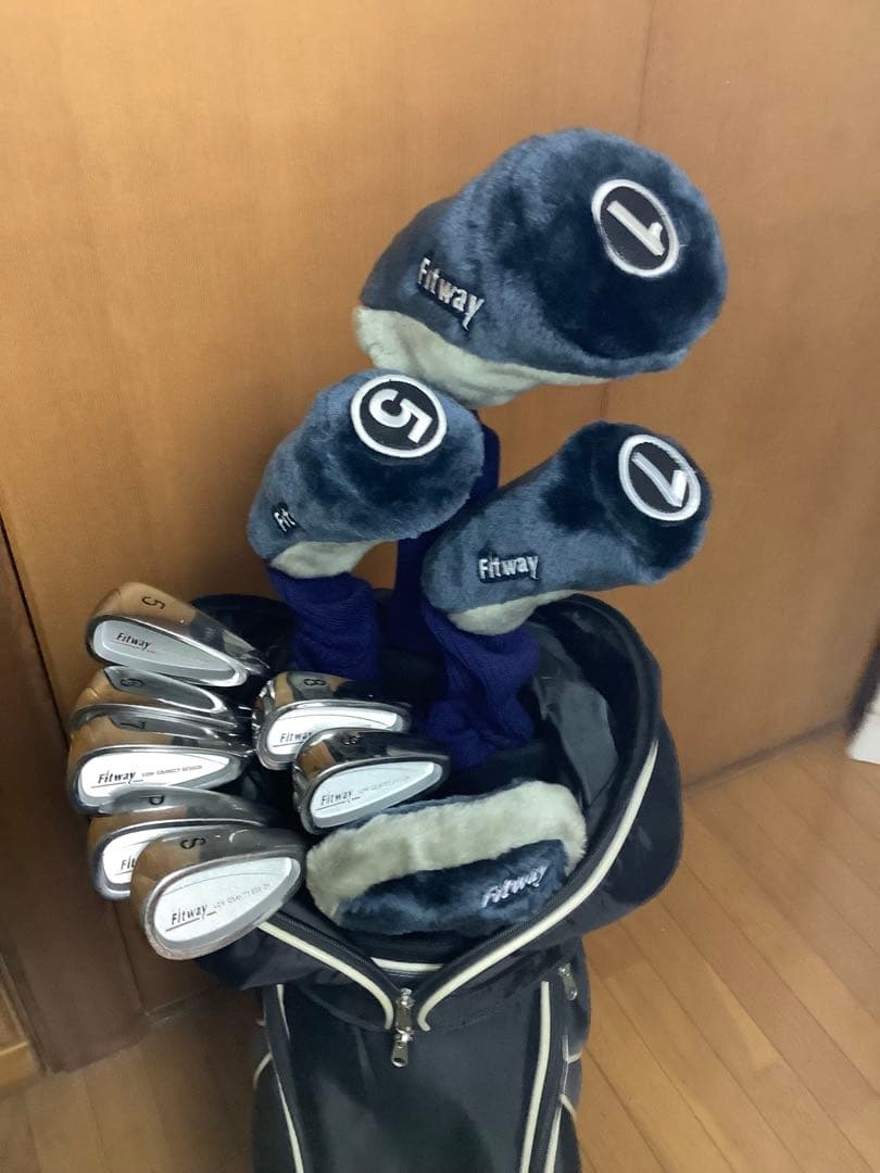 メンズ　ゴルフクラブセット　FITWAY 11本セット　キャディバッグ付