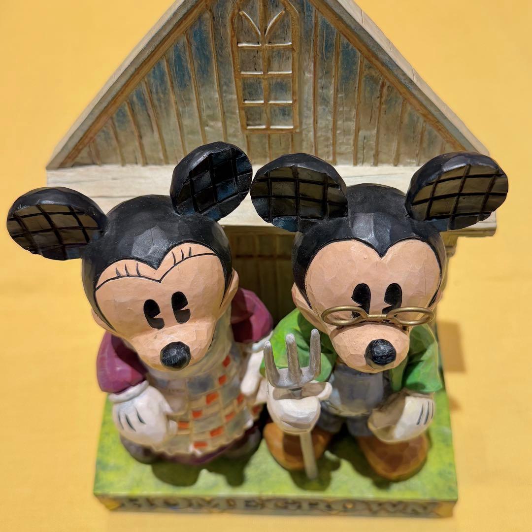 ディズニー ショーケースコレクション ミッキー ミニー　置物