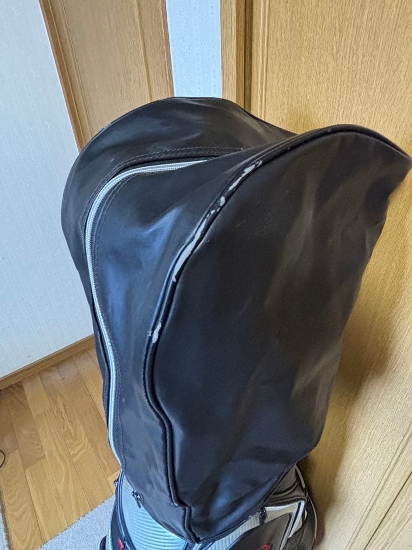 オークリー OAKLEY　キャディバッグ９.5型（ブラック/シルバー/レッド）