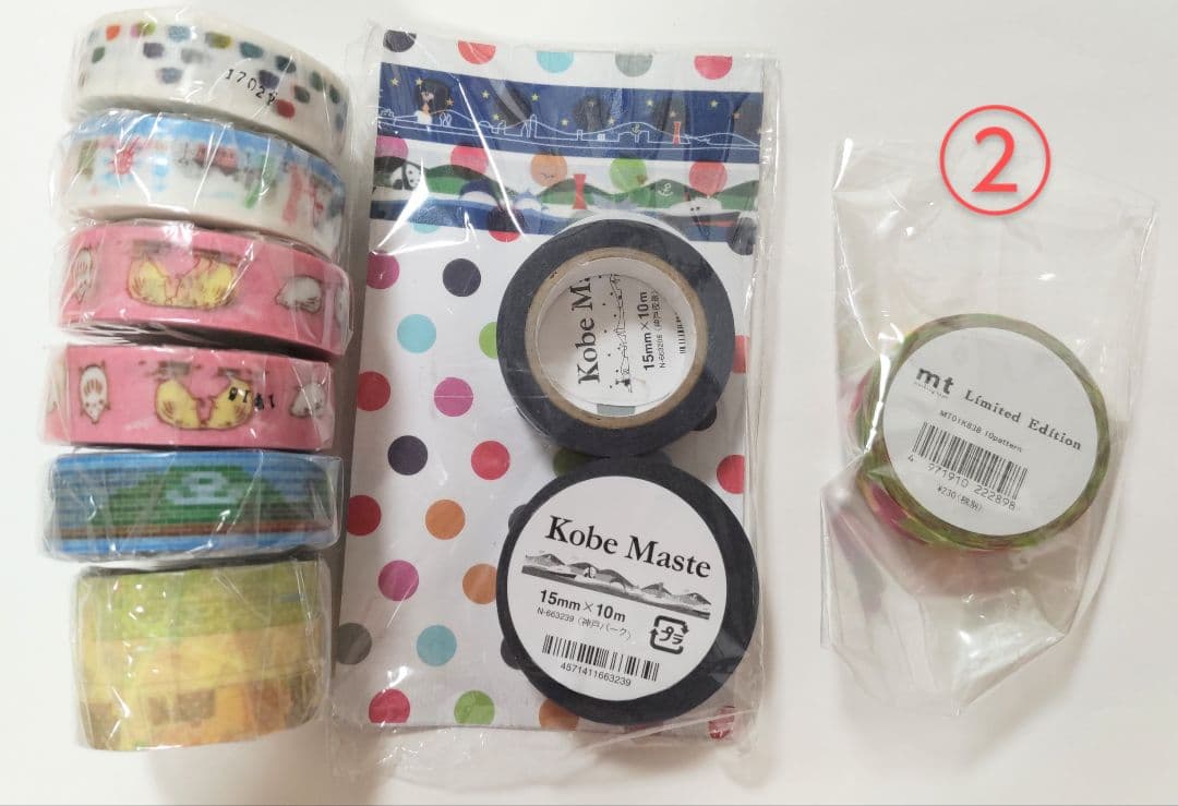 限定マスキングテープセット　ナガサワ文具センター　美術館　博物館　限定柄35本