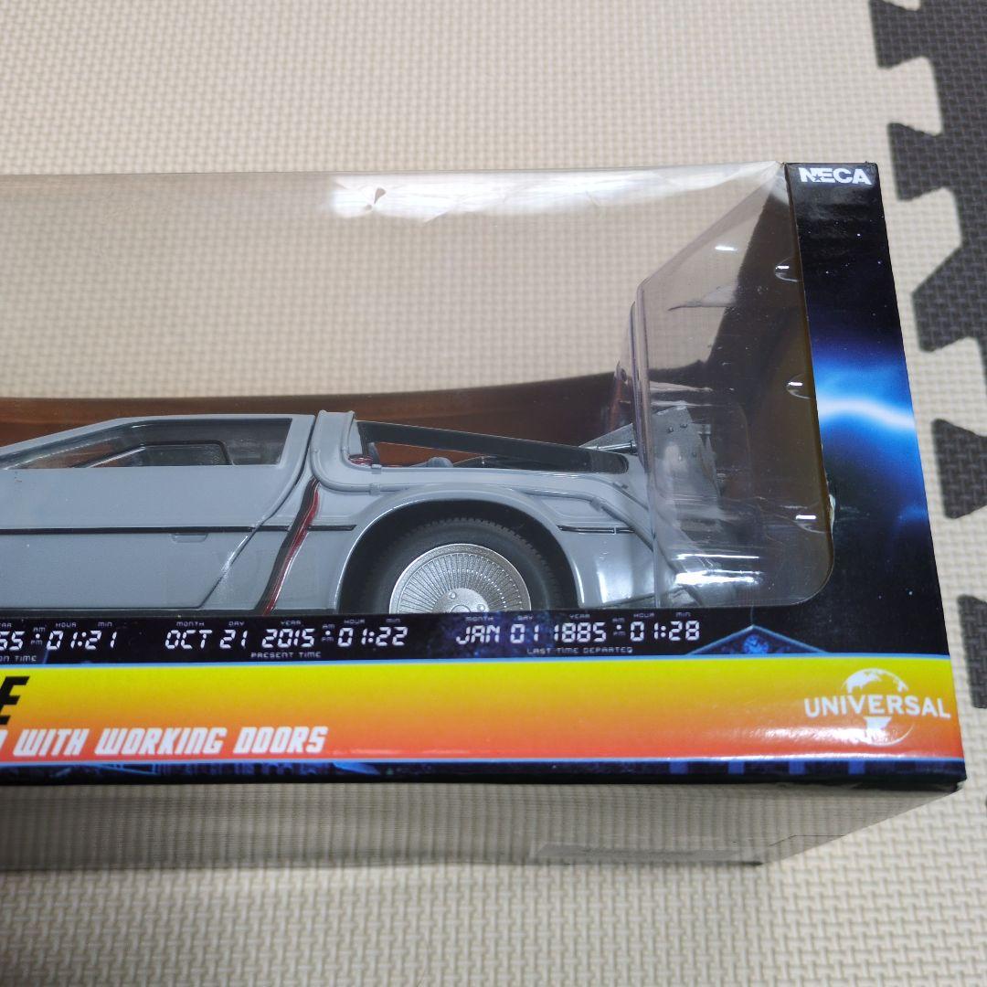 新品未開封　ネカ製 バックトゥザフューチャー デロリアン ダイキャスト