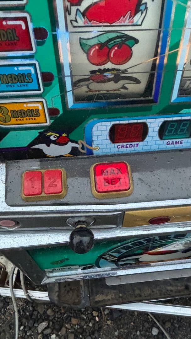 最終お値下げ　ジャンク品　BIG CHANCE ペンギンスロットマシン