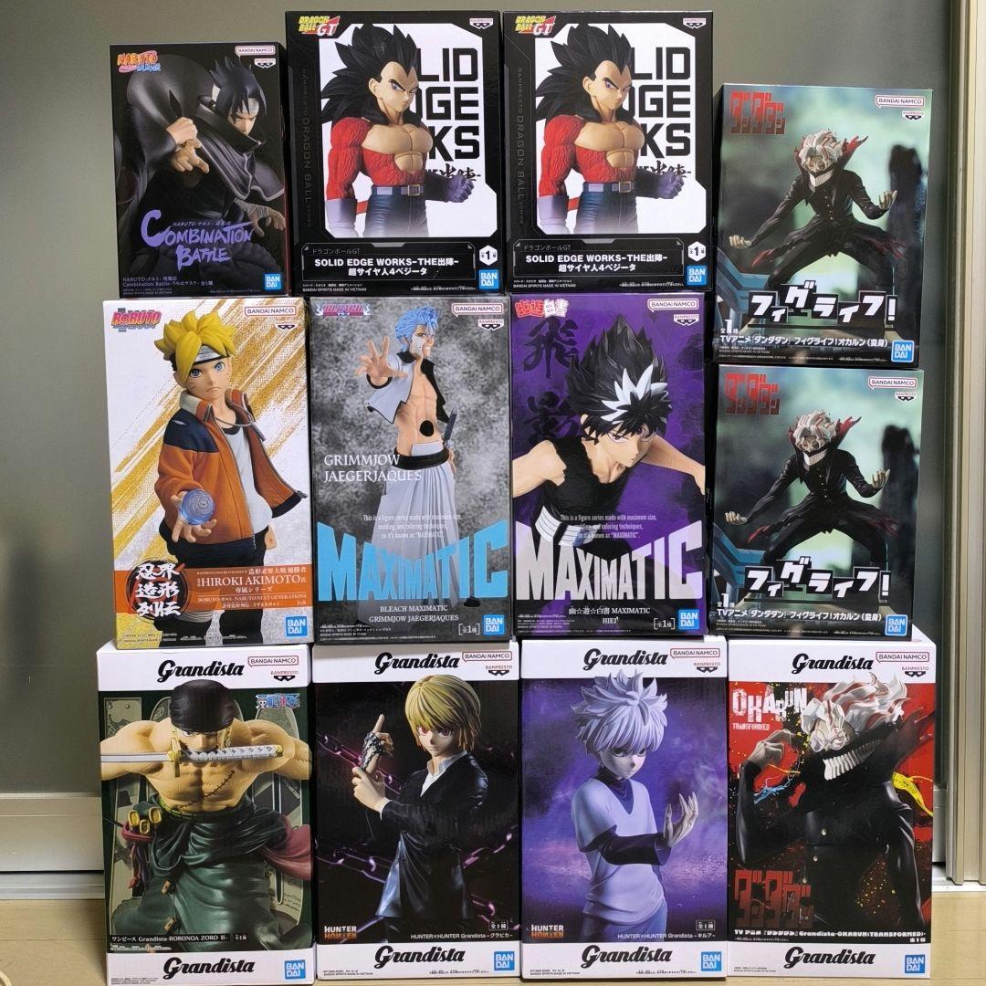 プライズフィギュア　新品未開封　ベジータ　クラピカ　ボルト　飛影他　12点