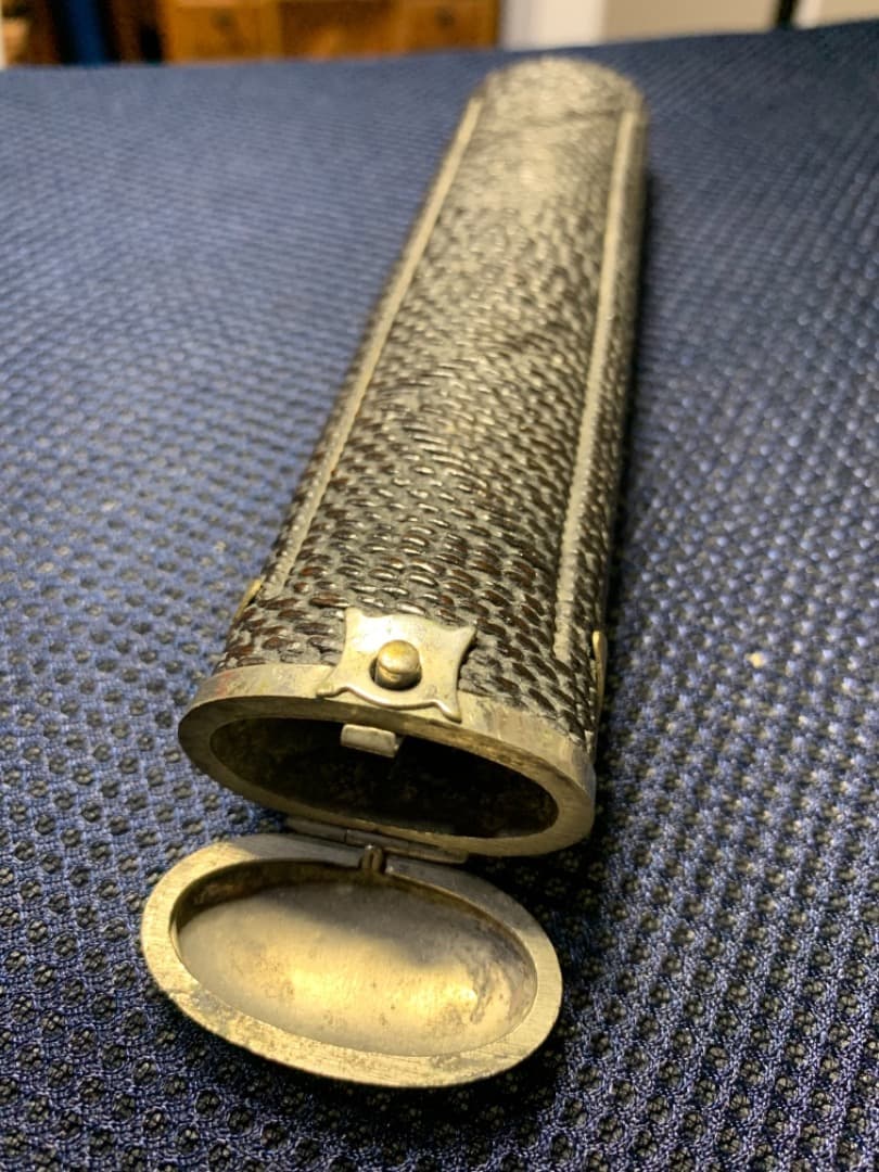 煙管入れ 時代 古い喫煙具 古道具 骨董 キセル入れ キセルケース