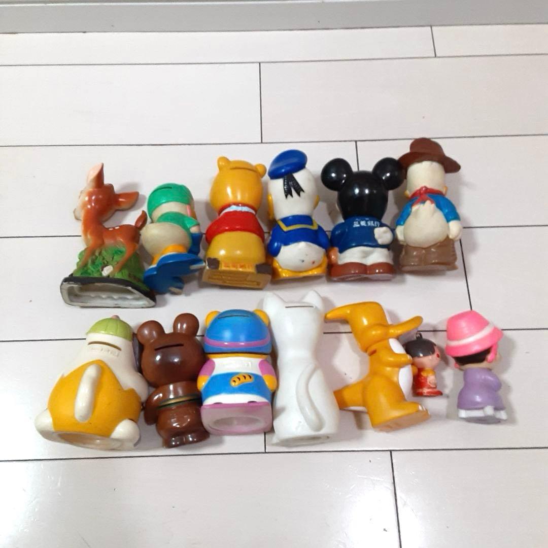 昭和レトロ　ソフビ銀行貯金箱まとめ売り