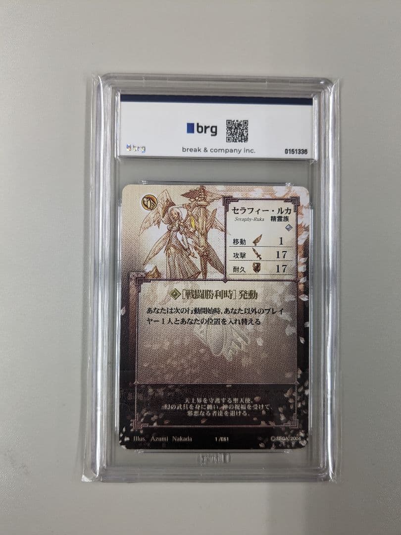 アヴァロンの鍵　セラフィー・ルカ　brg