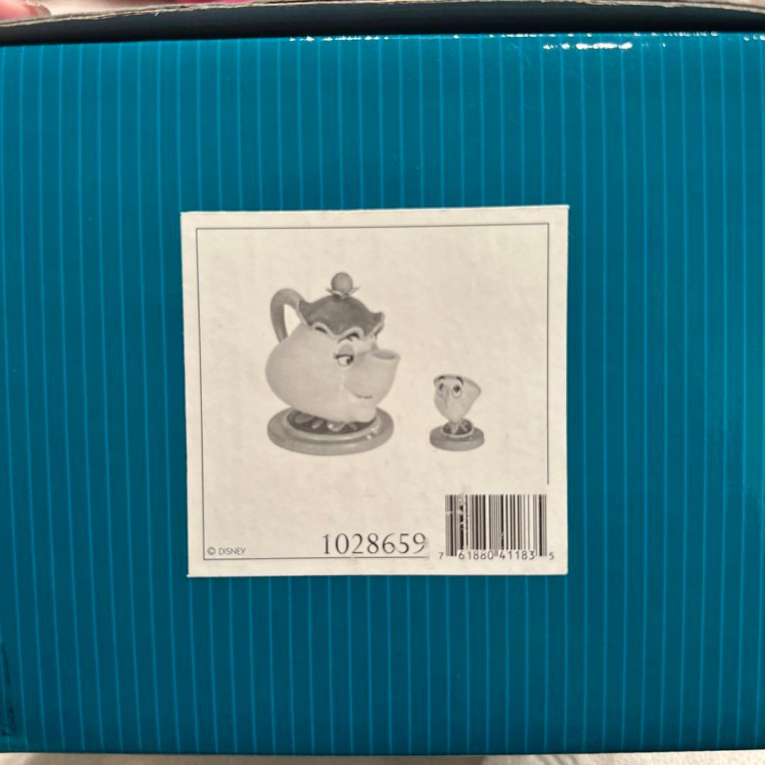 【正規品／廃盤】WDCC 美女と野獣 ポット夫人＆チップ フィギュア 新品