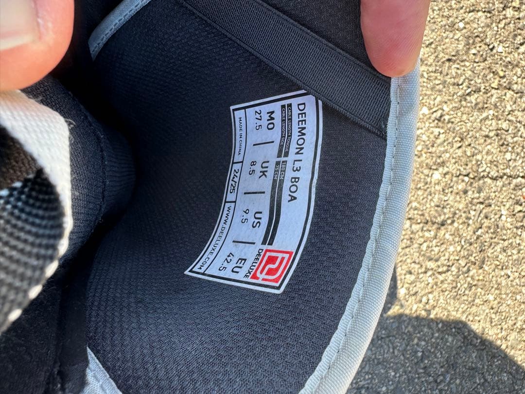 ディーラックス　DEEMON L3 BOA 27.5cm