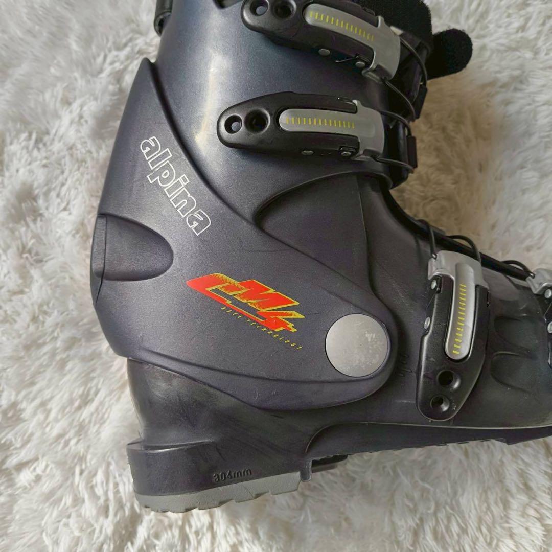 Alpina アルピナ スキーブーツ ブラック ヴィンテージ 304mm