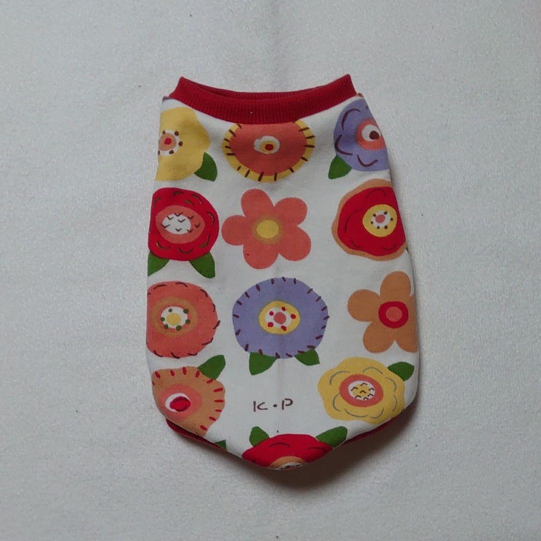 犬服 S わんこの普段着　大きな花