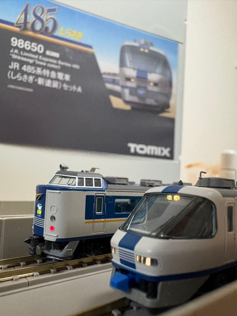 Nゲージ TOMIX 98650,98652 485系 しらさぎ AC 10両