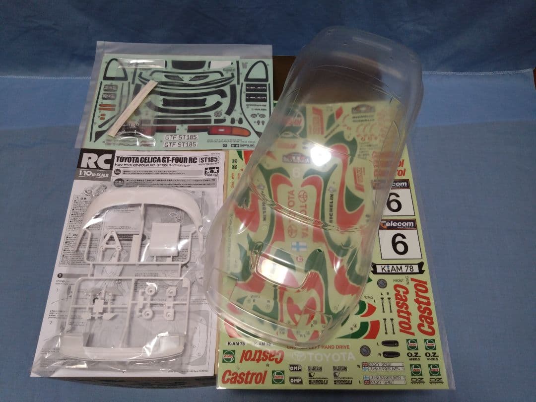 و*س様 田宮 51728 セリカ(ST185)ボディ＆ステッカー＆ホイール