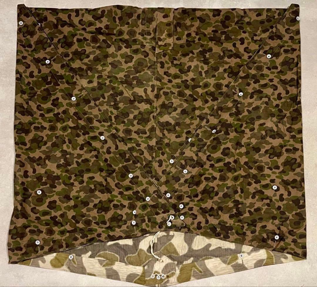 4枚フルセット オーストリア軍幕 タープ テント ツェルトバーン ポンチョ 実物