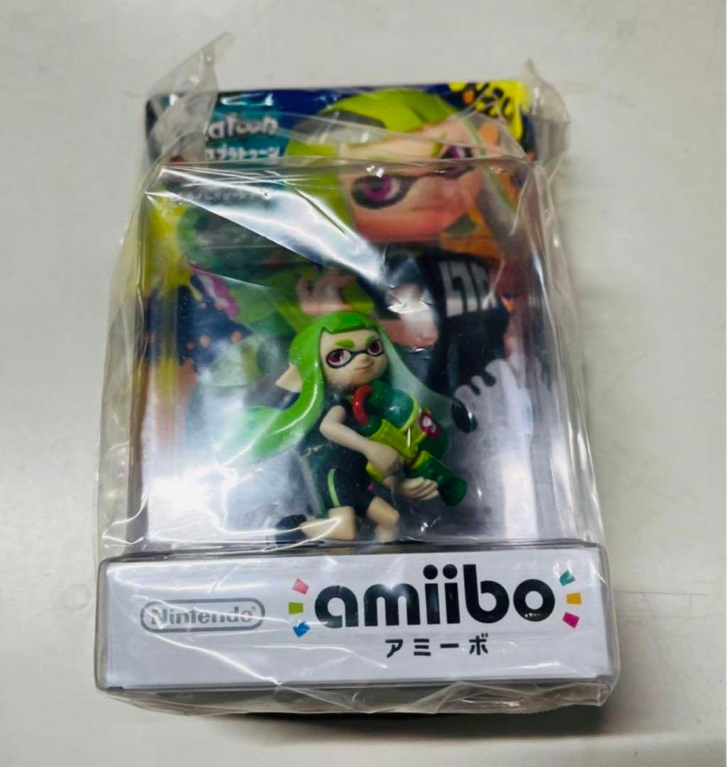 【新品未開封】ガール ライムグリーン amiibo スプラトゥーン 限定