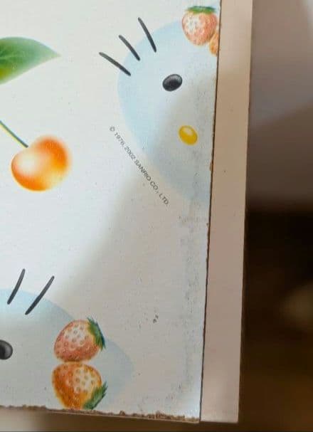 激レア！ハローキティ　フリーボックス　ロング　フルーツ柄　サンリオ　2002年