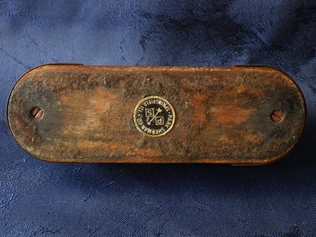 希少★アンティーク パークシャーマン 卓上 デスクカレンダー 真鍮 ヴィンテージ