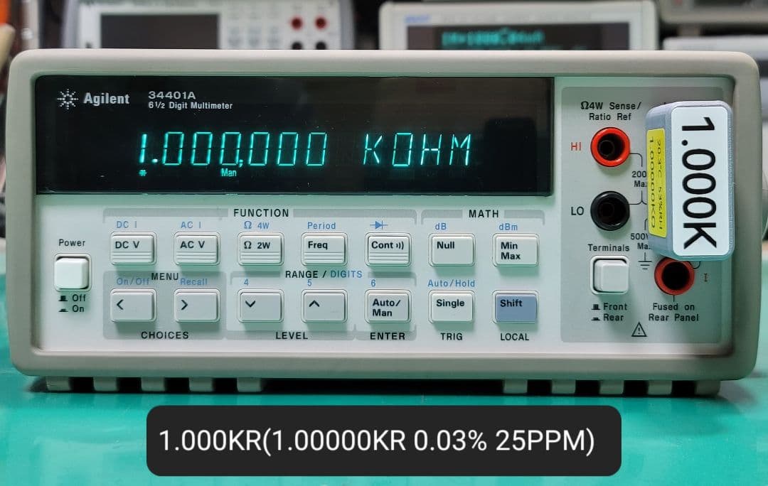 HP/Agilent 34401A 6.5桁 デジタルマルチメーター整備品