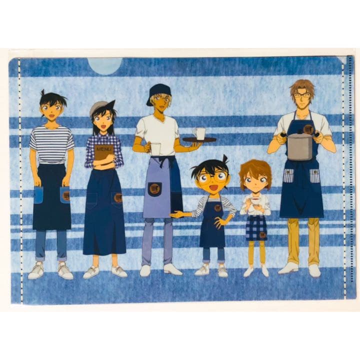 新品★名探偵コナン★コナンカフェ★クリアファイル★4枚セット