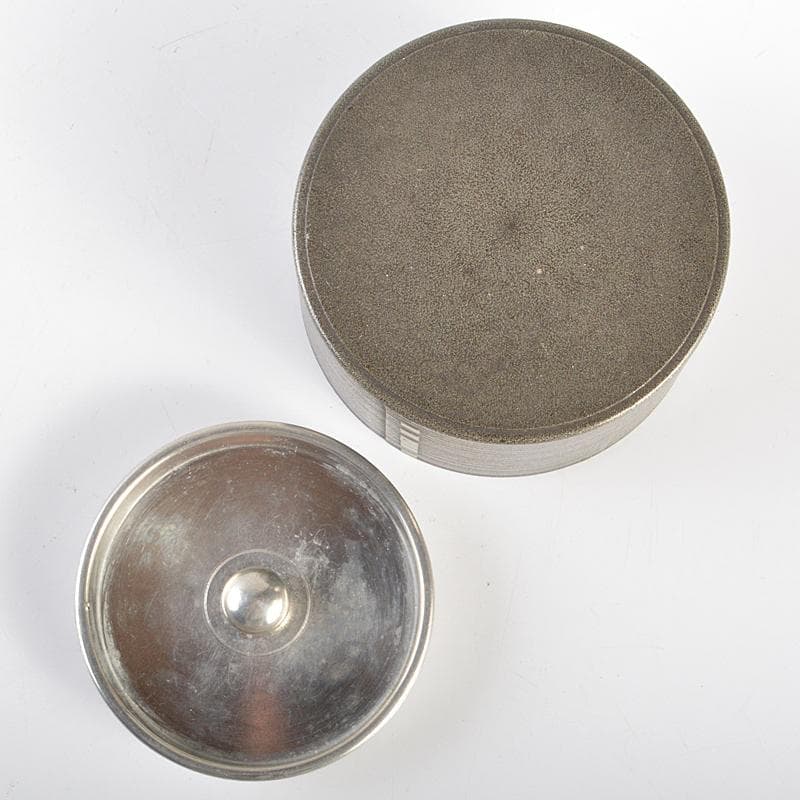 煎茶道具　間村自造　錫製　茶壷　茶心壷　約354g　M　R5698