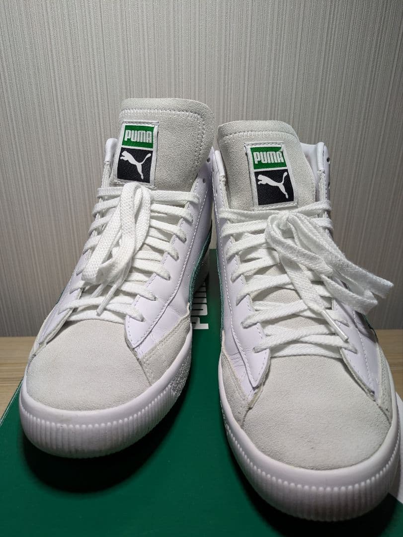 Puma Basket Mid VTG 26cm ホワイト