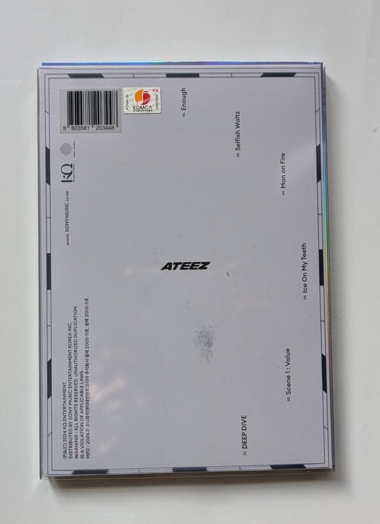 ★非売品◆サインCD◆ATEEZ◆GOLDEN HOUR : Part.2