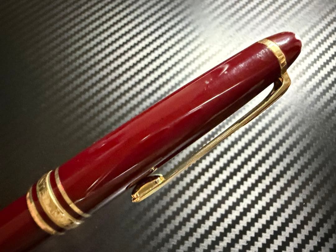 未使用に近い モンブラン 144 ボルドー 全金 M 中字 万年筆