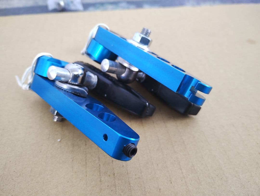 短期値下げ、当時物カンチブアルミ削り出しアルマイトカラー 取り付けのみ未使用