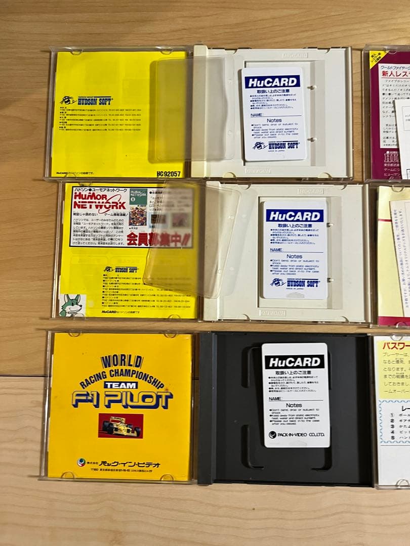 PCエンジン　ソフト　hu card CD-ROM