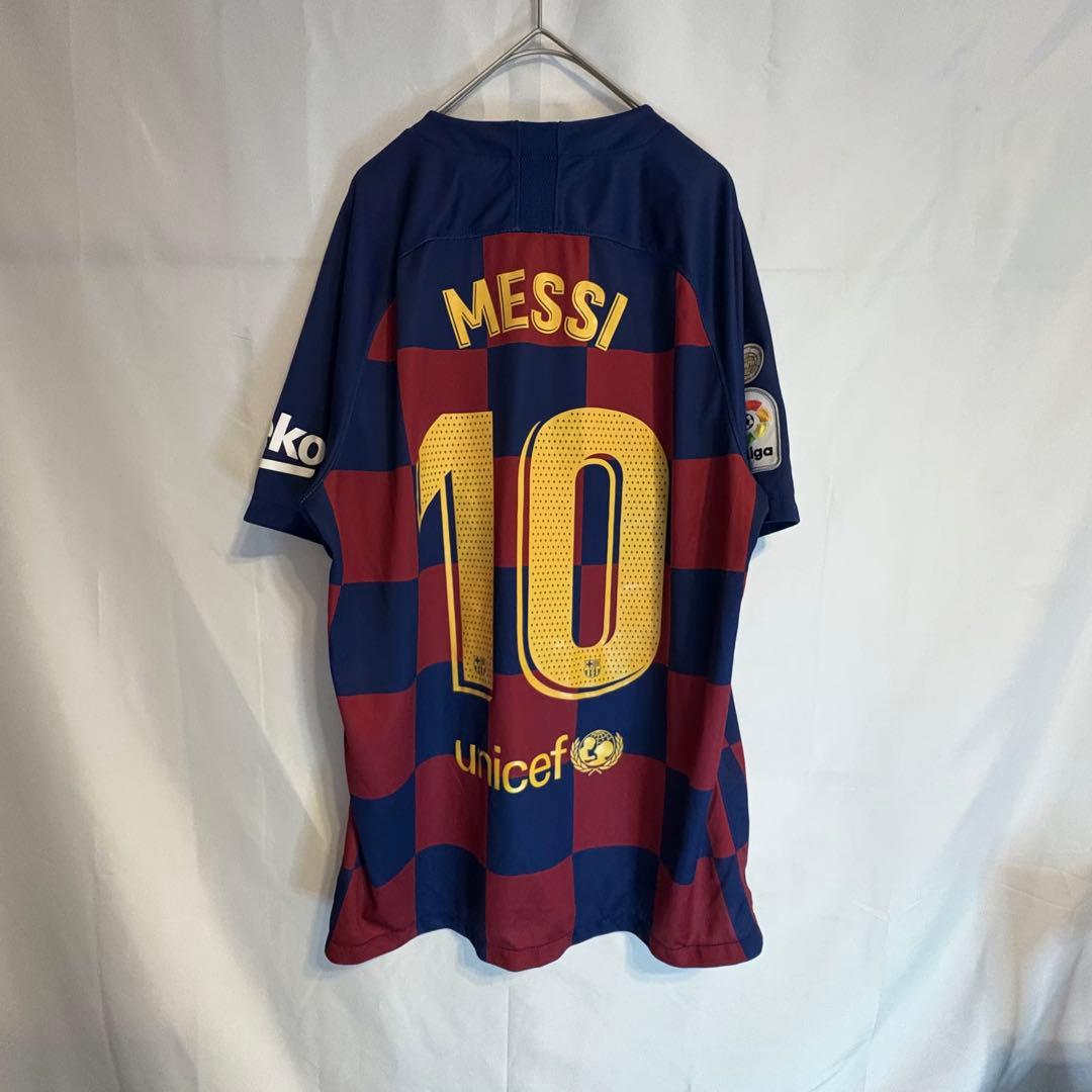 18/19 NIKE バルセロナ　ゲームシャツ　ユニフォーム　メッシ　　L