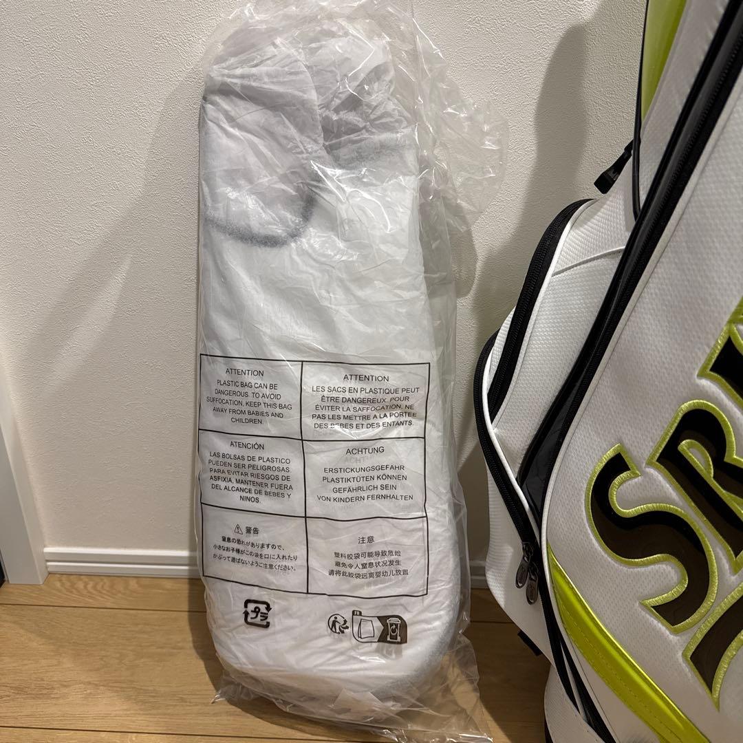 Srixon キャディバッグ ホワイト イエロー　新品未使用