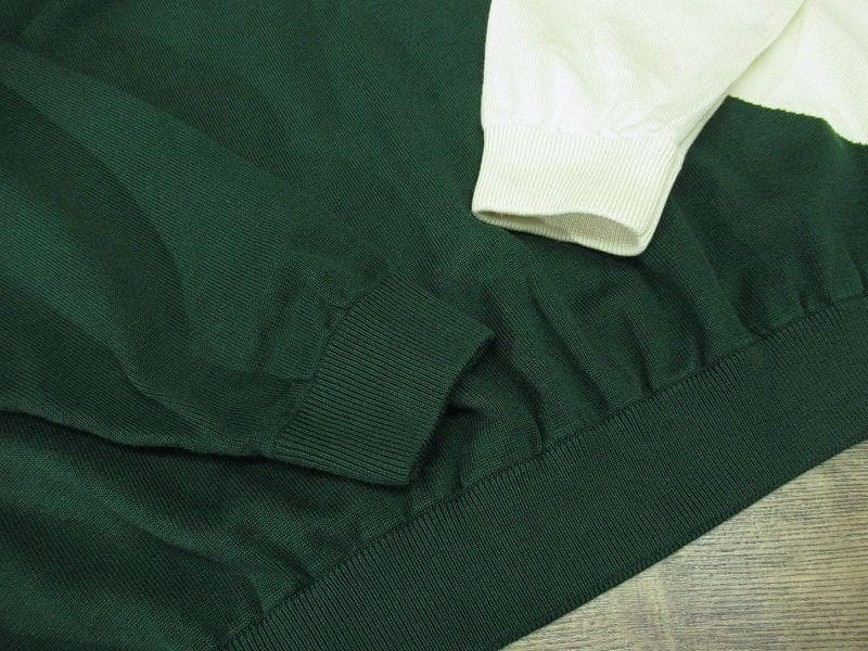 XL 極美 22SS キャプテンズヘルム ゴルフ バイカラー ニット ポロシャツ