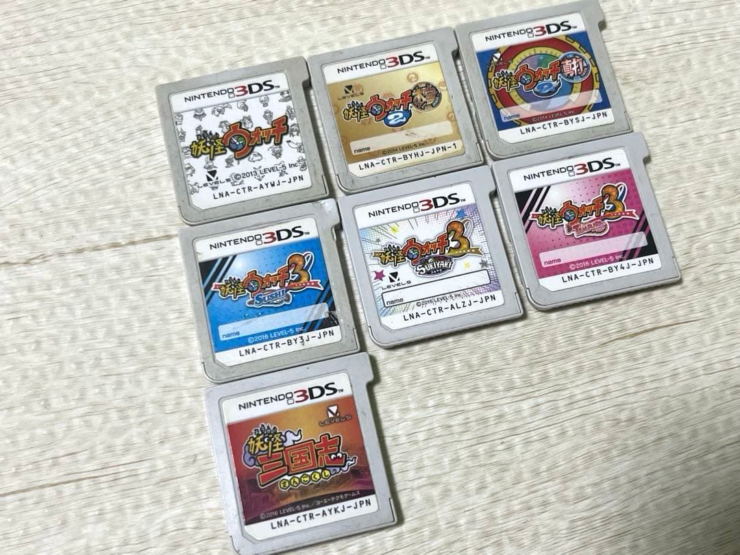 妖怪ウォッチ 3DSソフト 7本セット スキヤキ 真打 テンプラ スシ