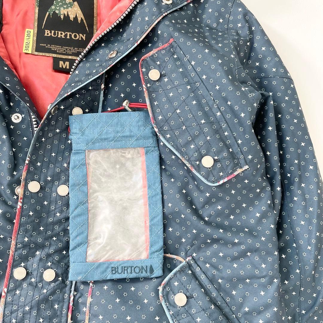 4457 【美品】バートン ジャケット スノボウェア レディース M ファー付き