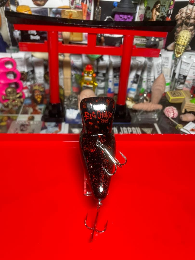 ビックチャンク　漆塗り　ノイジー　赤黒　サーフェイスジョー