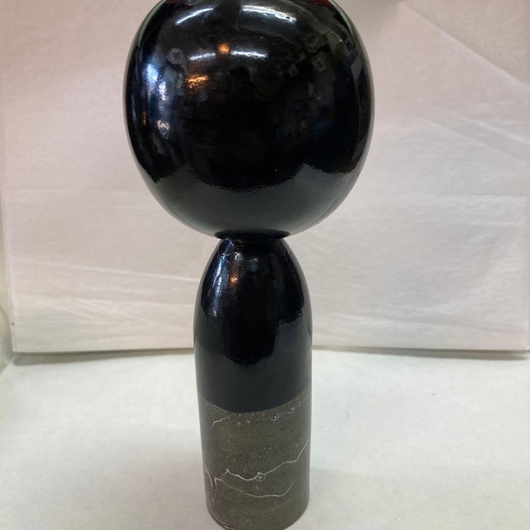 石原日出男　創作こけし　黒童子　伝統工芸　日本人形　Kokeshi Doll