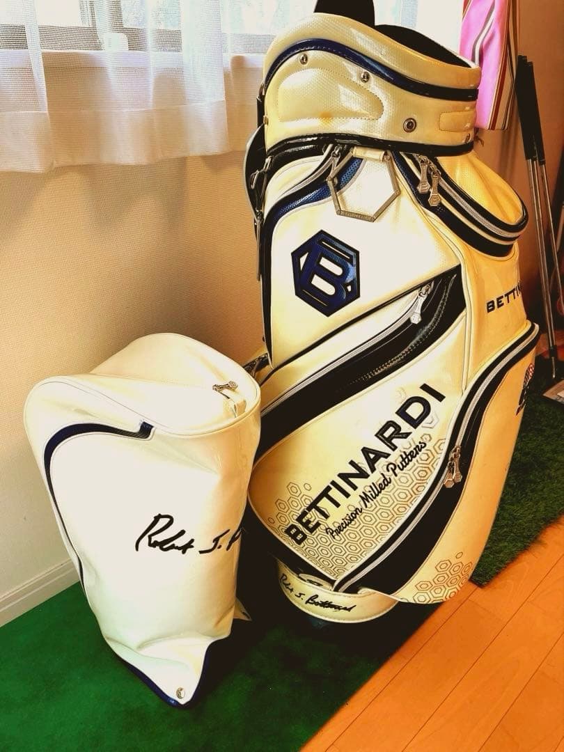 BETTINARDI キャディバッグ ホワイト/ネイビー【希少品】