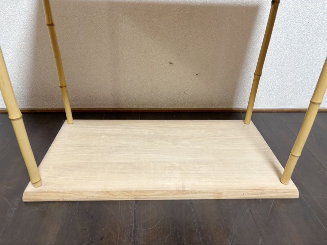 ほぼ未使用 茶道具 竹台子 利休好写し 組み立式 元箱