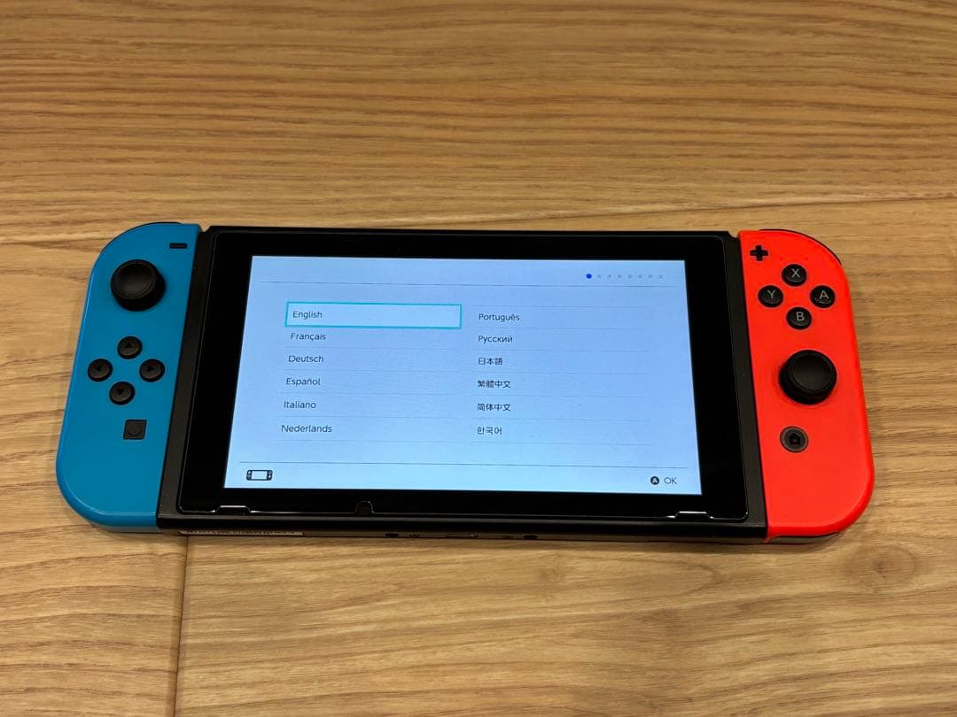 Nintendo Switch 本体 赤/青Joy-Con SDカード付