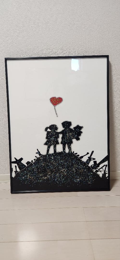 3 バンクシー 丘の上 60×80